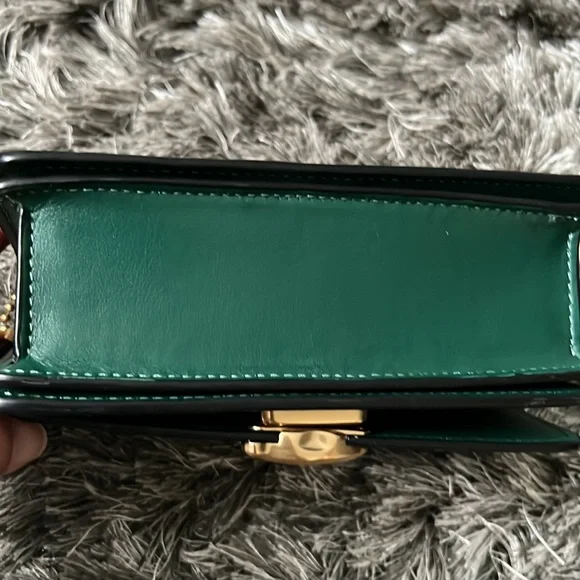 RARE COACH Bandit small size in green color like new - Picture 7 of 8